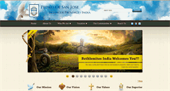 Desktop Screenshot of bethlemitesindia.org
